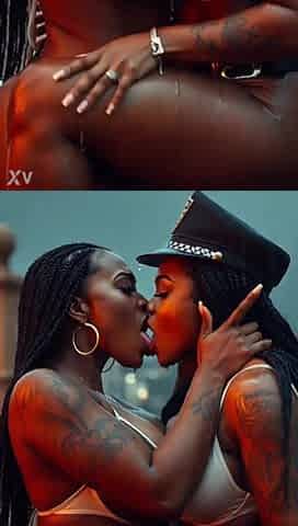 Black ai lesbian babes