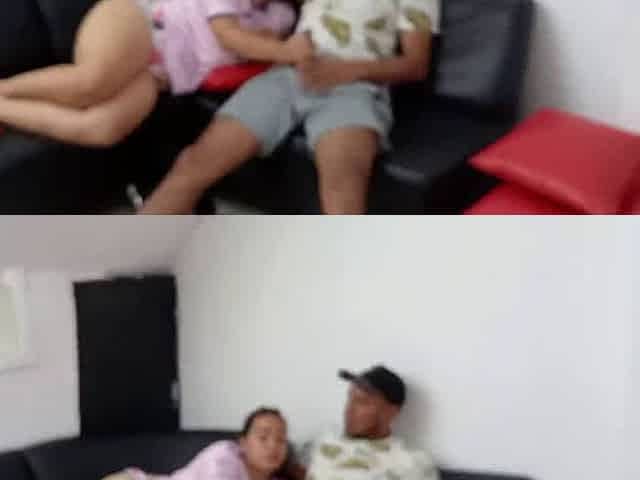 FUCKING ON THE ARMCHAIR OF MY HOUSE WITH MY BOYFRIEND UNSEEN FROM MY STEPFATHER