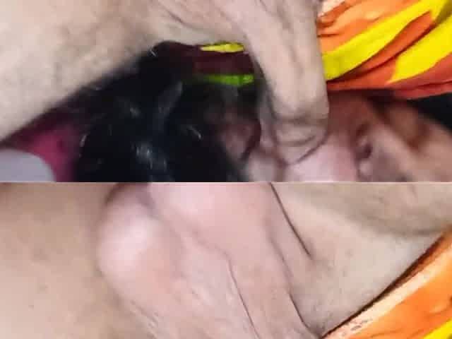 Mature Woman Sucking a Young Man's Cock