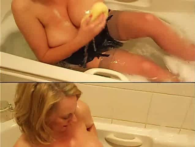 Throwback Moist dressed bathtime large tits