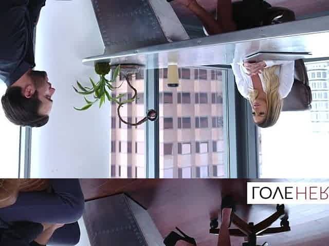 Employee footjob in corner office of boss Brooklyn Follow