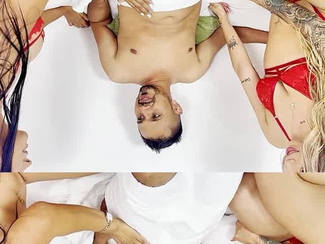 Very Hot Threesome with My Stepbrother and My Best Friend