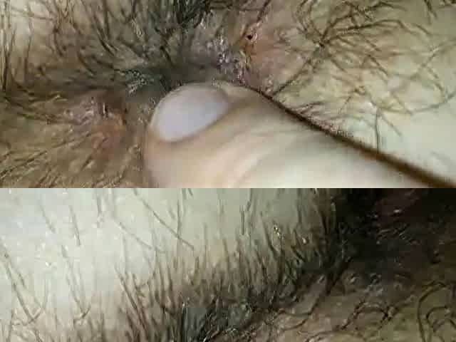fingers in the ass and pussy of my girl.