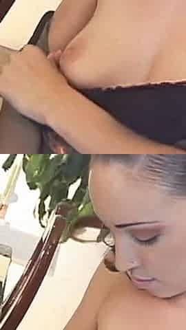 Beautiful 18 Year Old Brunette Gets Fucked on Table