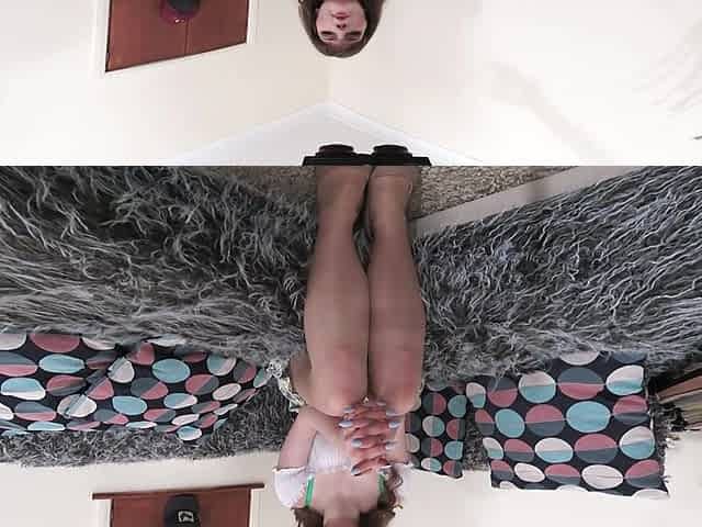 Dirty Girlfriend Teases and Orgasms (close-up)