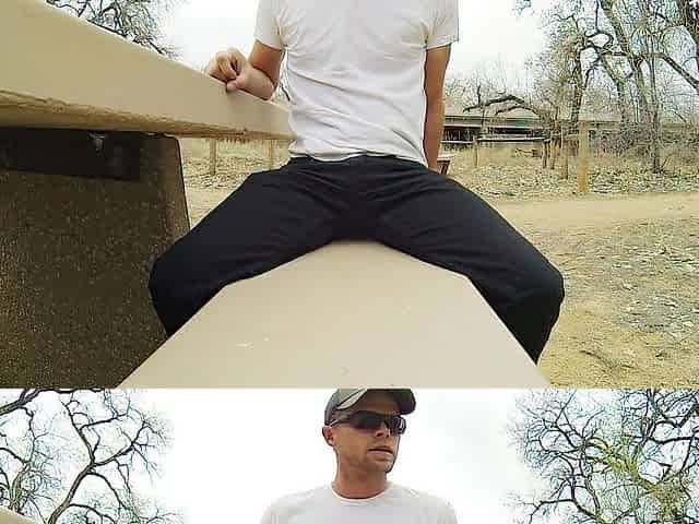 Pissing my ebony panties and white briefs at 4 public parks
