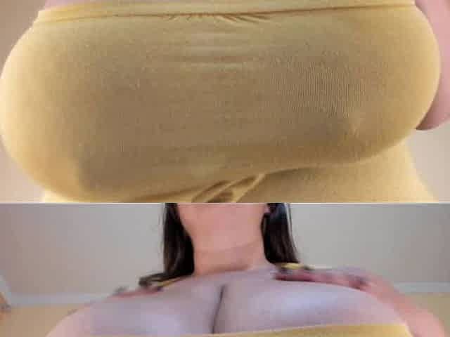 NinaDoll bounce tits out of the shirt BBW POV
