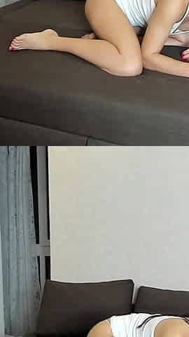 Painting in Tiny Thong - Live Stream