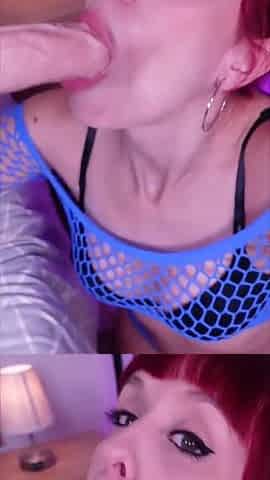Cuckold, Get Ready to Watch Me Blowing a Huge Cock!!