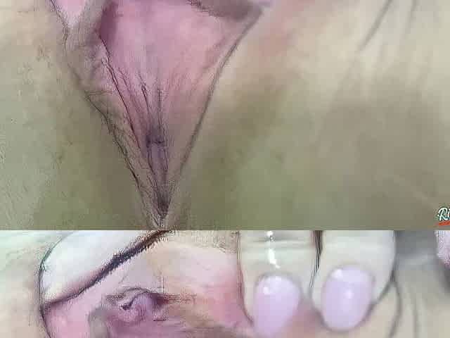shoot a close-up of a moist snatch in the washroom. Vagina close up