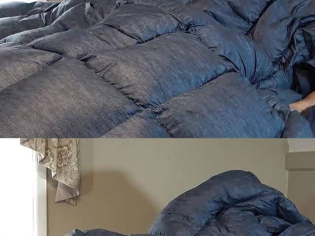 Puffy Jacket Lover Humping Massive Down bag Comforter Until This guy Cums. Shiny Nylon Daybed Humping!!