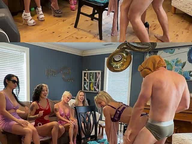 Birthday Orgy with Stripper Bear Dance
