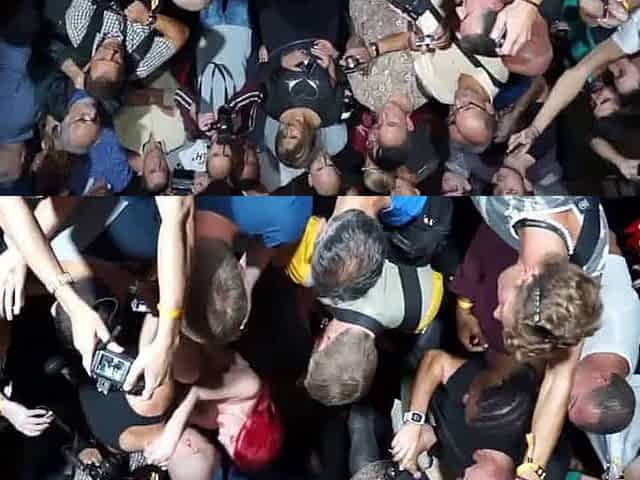 Public fuck among the people