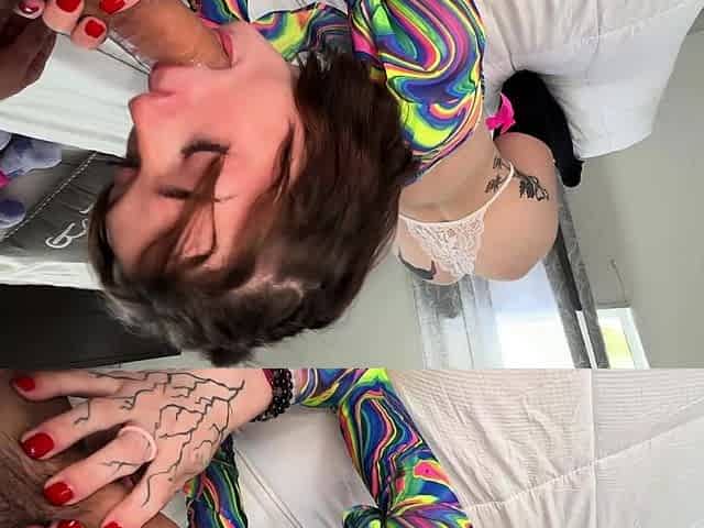 Amateur teen Blowjob with hardcore drilling