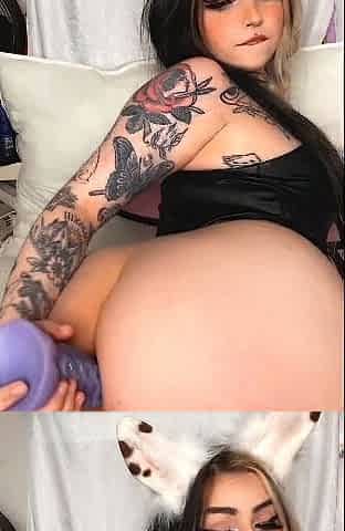 SEXY BIG BOOBS BLONDE ANAL MASTURBATION