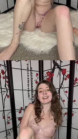 The gal next door tells u how this babe desires u to stroke your dick JOI