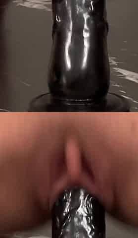 Olivia La Roche is double penetrated and uses her sex toy at the same time