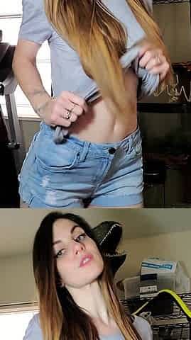 Brunette Solo Webcam Masturbation