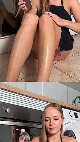 oil and feet