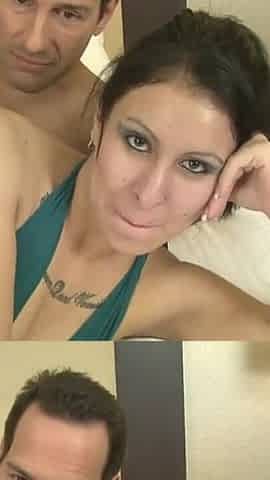 Cute tattooed MILF sucks his cock in multiple positions