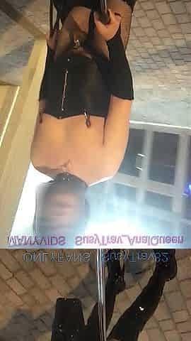 outdoor motel risky slutwalk chastity boots