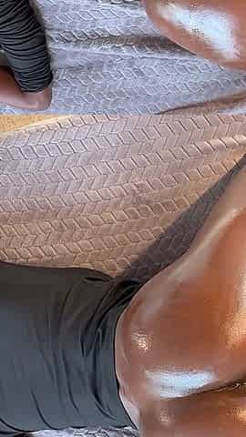 Daddy Oiled up My Black Ass, Fucked Me Hard and Good - Backshot