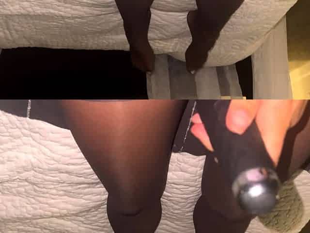 Tiny amateurs ass craves big toys