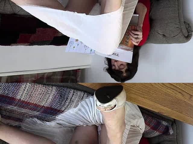 Pretty redhead webcam masturbation show