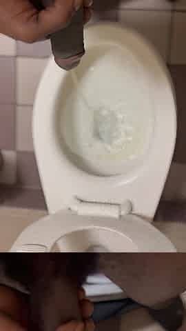 BBC Pissing with lots of CUM