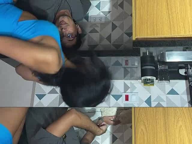 The wicked brunette hair paid for my service with snatch and cum on her face