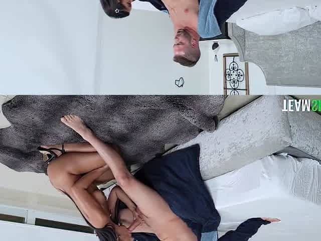Nicky Rebel And Claire Black - Spreads Her Legs Wide Open And Welcomes In Firm Cock