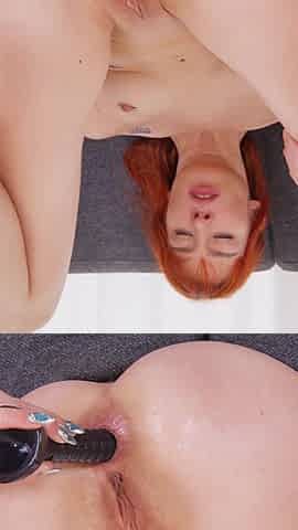 Extreme Colon Destruction Training: Pixie Pink 60cm Super Long Dildo Disappears Completely in My Ass!