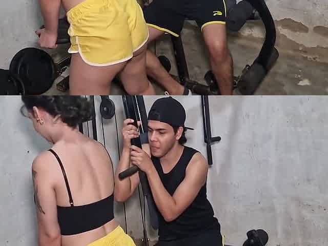 Me And My Stepbrother Went To The Gym Just To Fuck The Hot Instructor