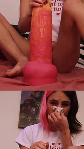 Smoking While Riding Xxl Cock