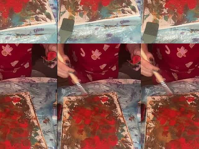 In Big Eyeglasses Asmr Acrylic Art Bloom in the Mist Part 2