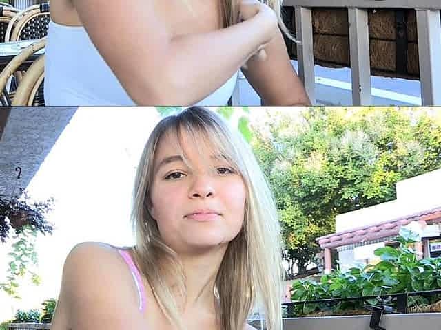 Tasty amateur blonde teen babe getting fucked hard