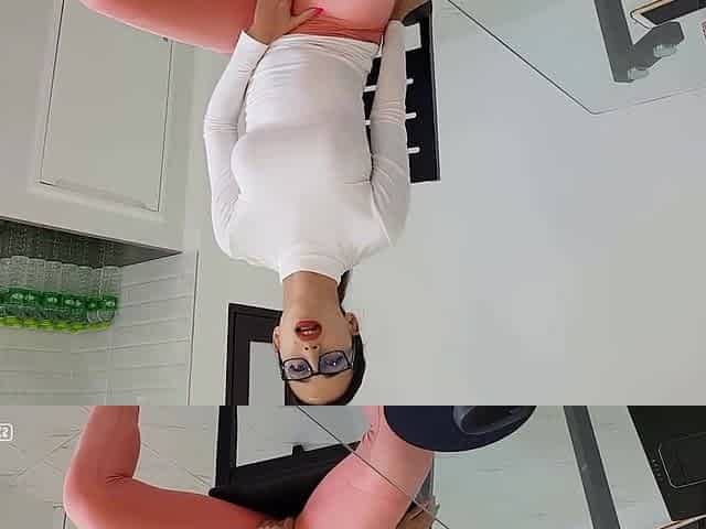 She Came Home From Work And Began To Fuck Herself In The Ass With A Dildo