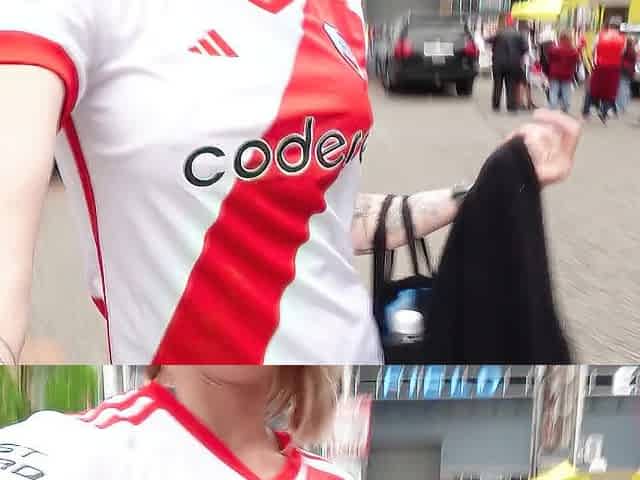 RIVER PLATE team lost.. so this guy took it out on my TWAT - SammmNextDoor Date Night #36