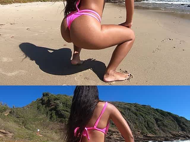 Peeing on the Beach