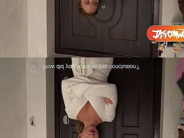 "lost Wager - Please a Stranger": Breasty Beauty next Door Screwed by Large Dong. Foul...