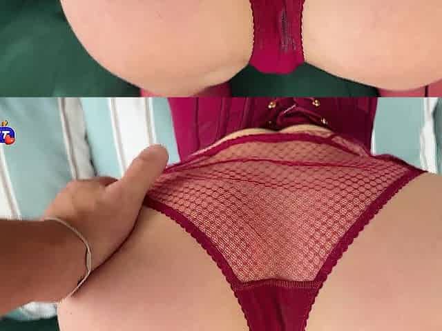 Deepthroat and Anal Creampie in Underware