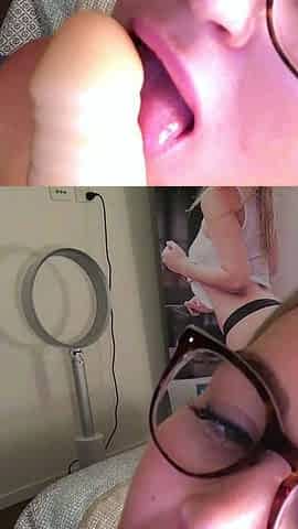 Big boobs milf masturbates with her dildo
