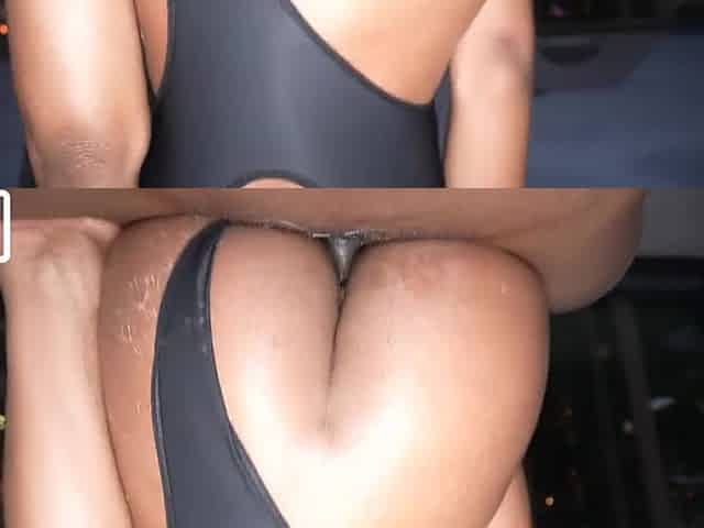 Petite ebony slut enjoys passionate hotel big dick