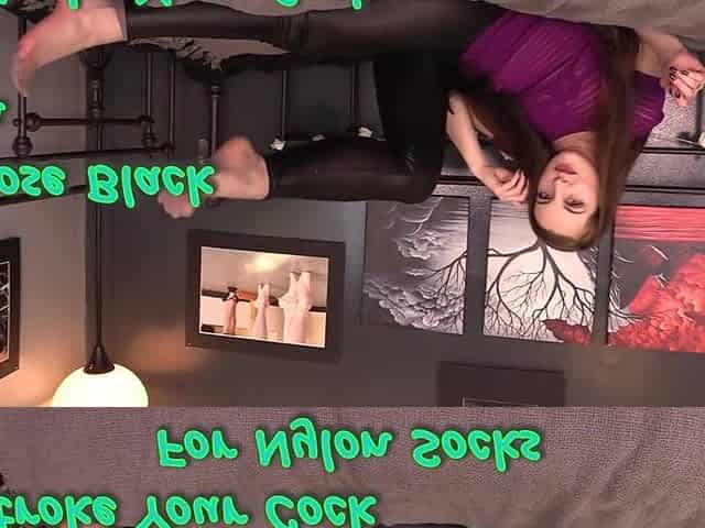 Wank Your Ramrod For Nylon Socks PREVIEW