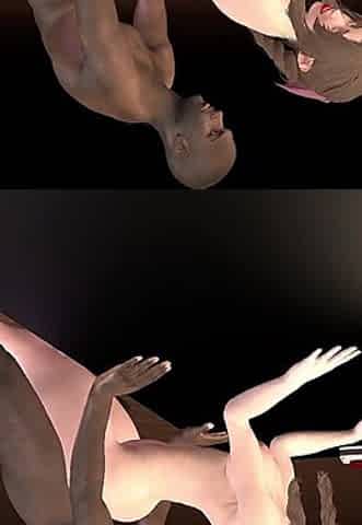 Aerith Cheats Cloud with Stranger Doggy Position