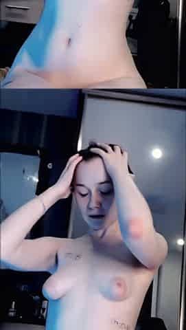 Homemade Amateur Teen Redhead Blowjob and Facial Cumshot on webcam