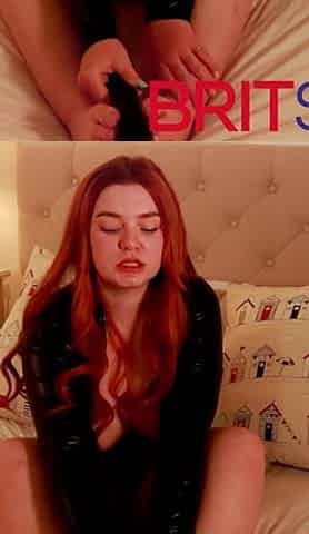 18 Year old redhead gives you a foot fetish JOI