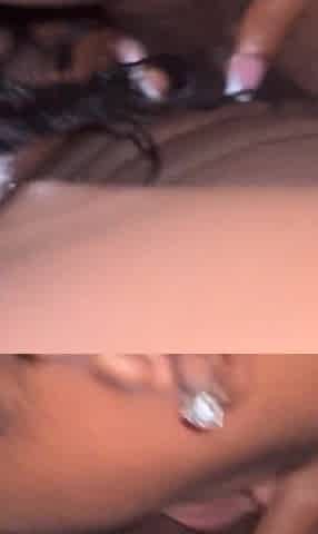 Dominican large butt on all fours