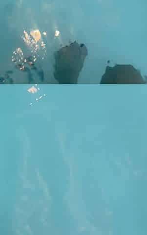 Flashing at swiming pool
