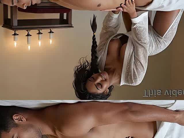 Hot Eve gives favourable man a fleshly massage (ai)